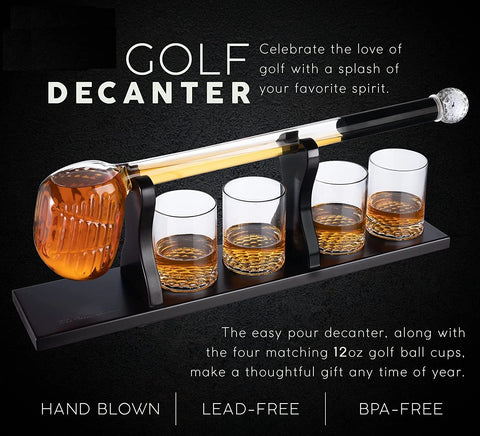 Golf Club Decanter Details