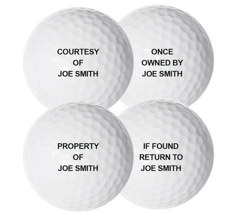 Custom Funny Golf Balls
