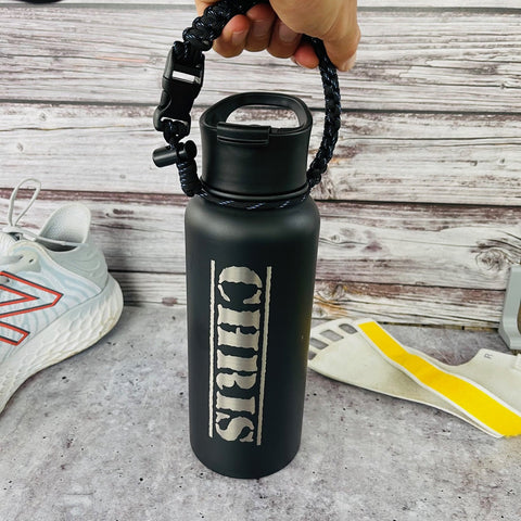 Fathers personalized water bottle