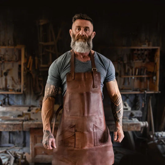 Artisan Leather Work Apron Image 1