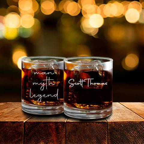 Birthday Whiskey Glass Set,christmas Whiskey Fan Gift, Gift Set