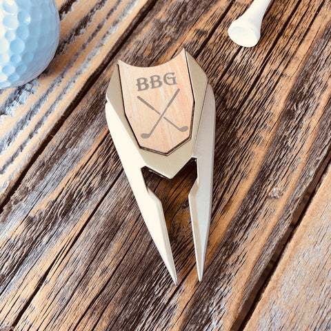 Personalized Divot Tool Golf Ball Marker