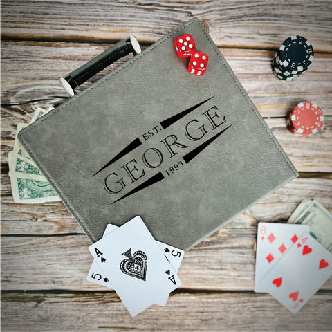 Personalized Poker Chip Set