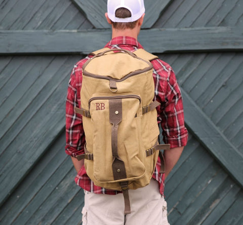 backpack for him with initials