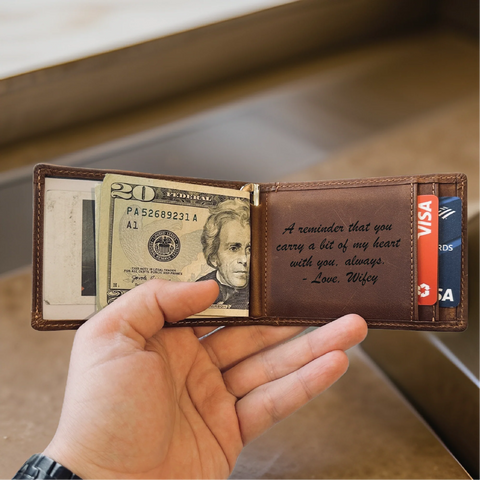 Signature Sentimental Leather Wallet