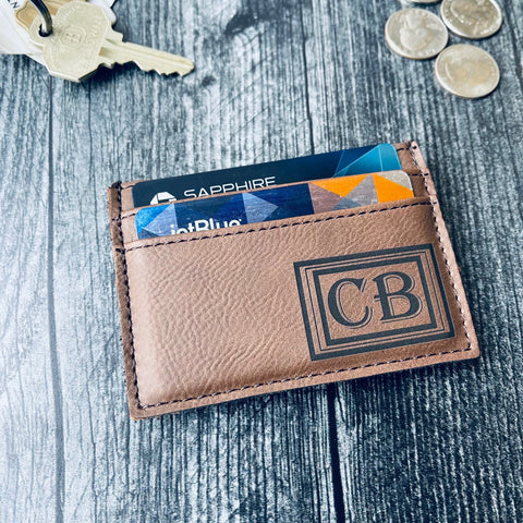 personalized minimalist wallet