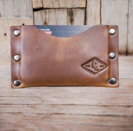 Small Leather Minimalist Wallet