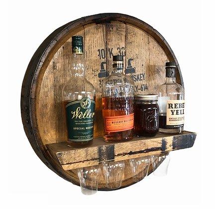 housewarming gift for men whiskey barrel bar