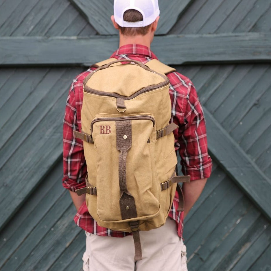 The Combat Backpack, an embroidered backpack from Groovy Guy Gifts