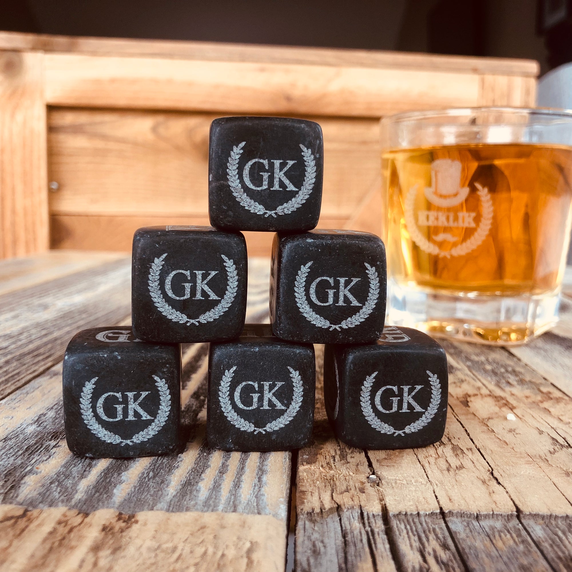 Personalized Whiskey Stones