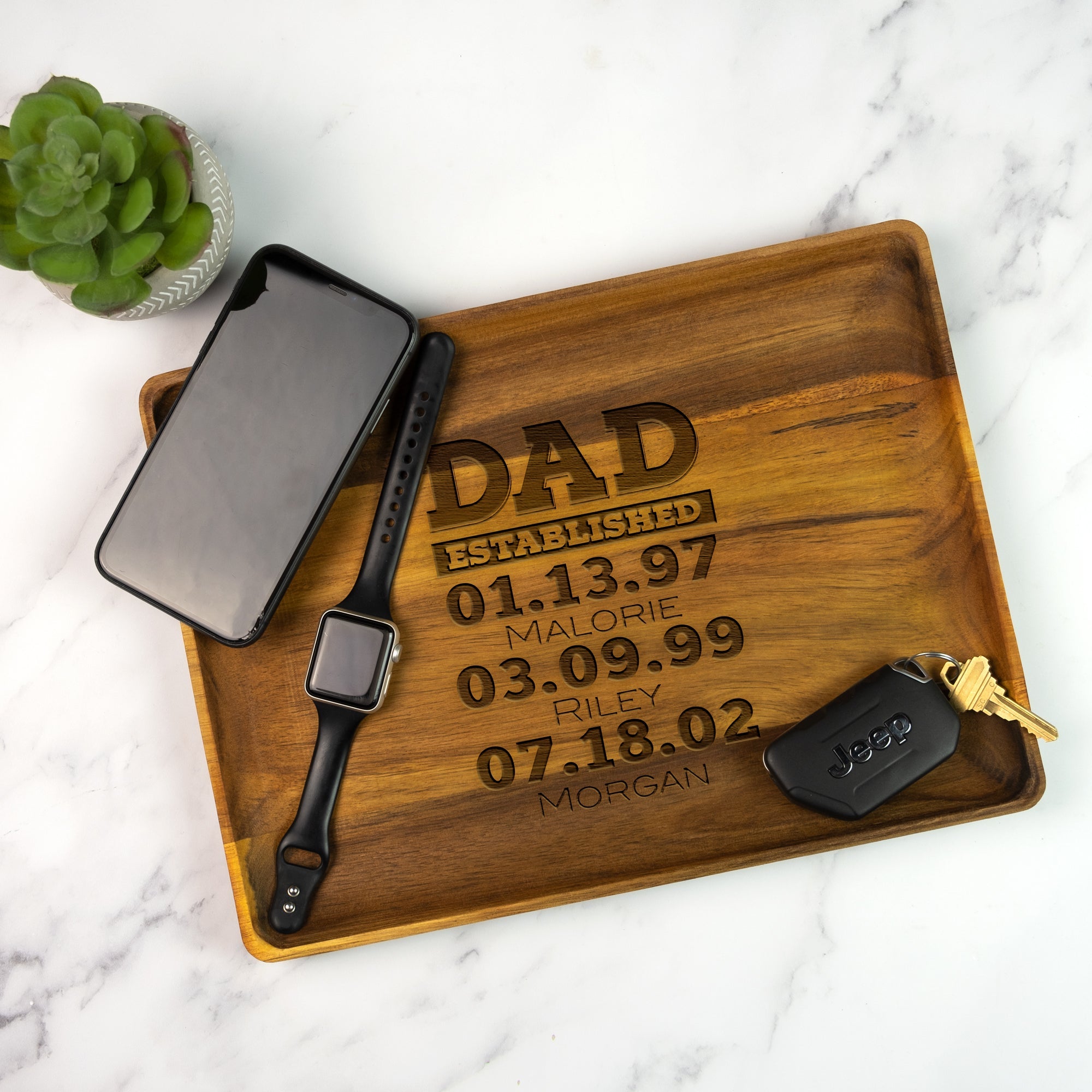 Dad Est Catch All Tray - Design: DADEST