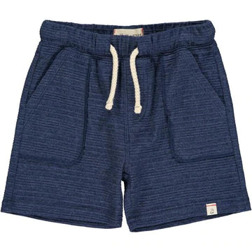 Blue gauze shorts with suspenders – Me & Henry