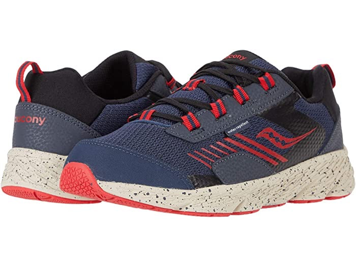 Saucony Wind Shield A/C Junior Navy/Red - Athens Parent Wellbeing +  ReBlossom Parent & Child Shop