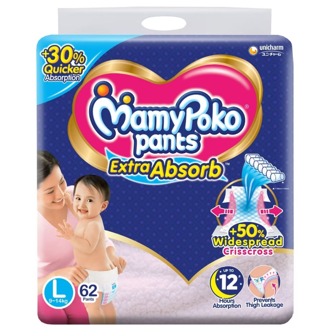 Buy MAMYPOKO PANTS EXTRA ABSORB DIAPER XXL SIZE  44 DIAPERS Online  Get  Upto 60 OFF at PharmEasy