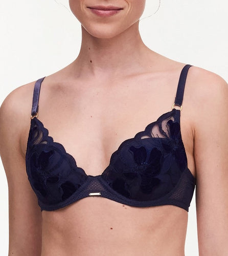 Agnes Padded Plunge Bra (B-F) – Lingerie D'Amour