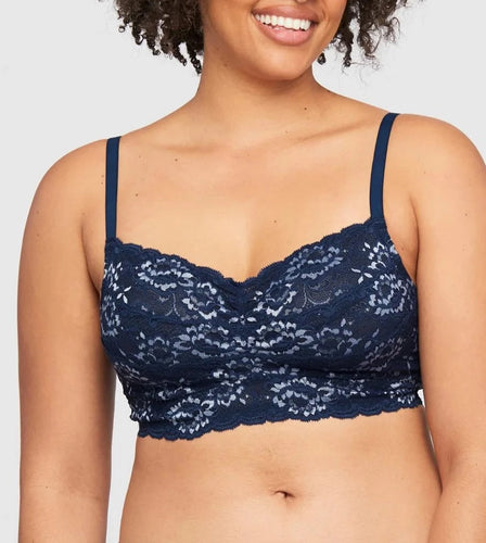 Montelle Silk And Smoke Cup-Sized Lace Bralette 9487 - Victoria Classic  Lingerie
