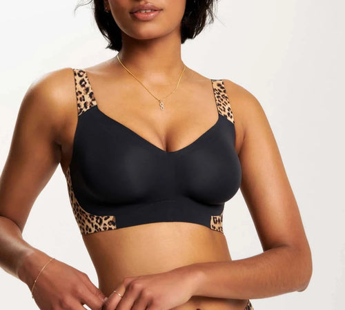 Evelyn & Bobbie The Beyond Bra Nude Brown Tan Wireless Adjustable EB Core  Large