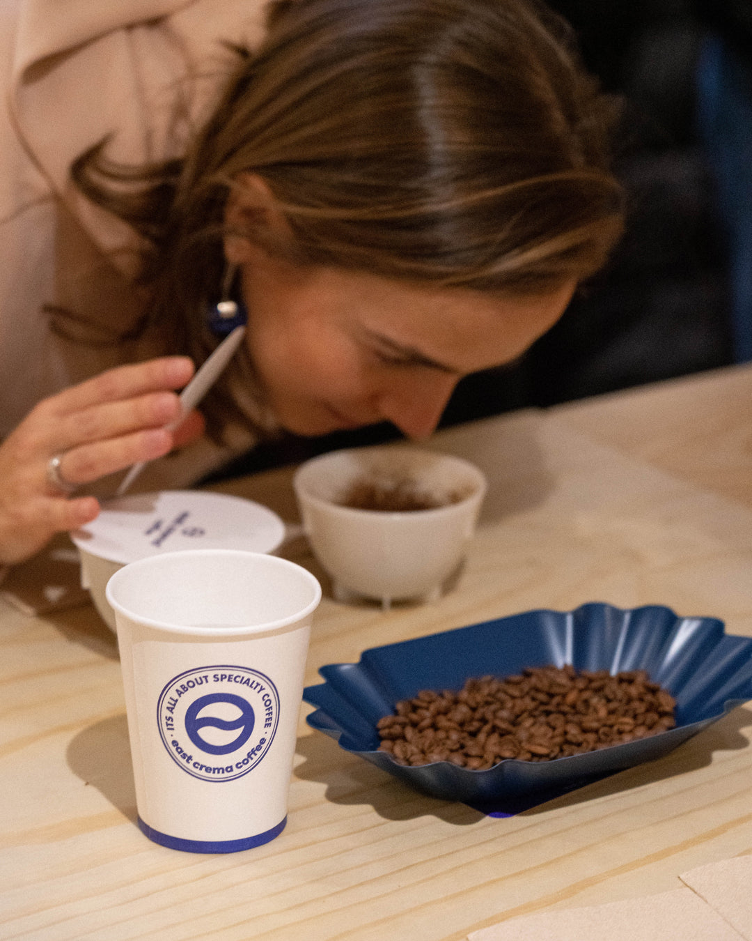 Cata de café de especialidad East Crema Coffee Cupping