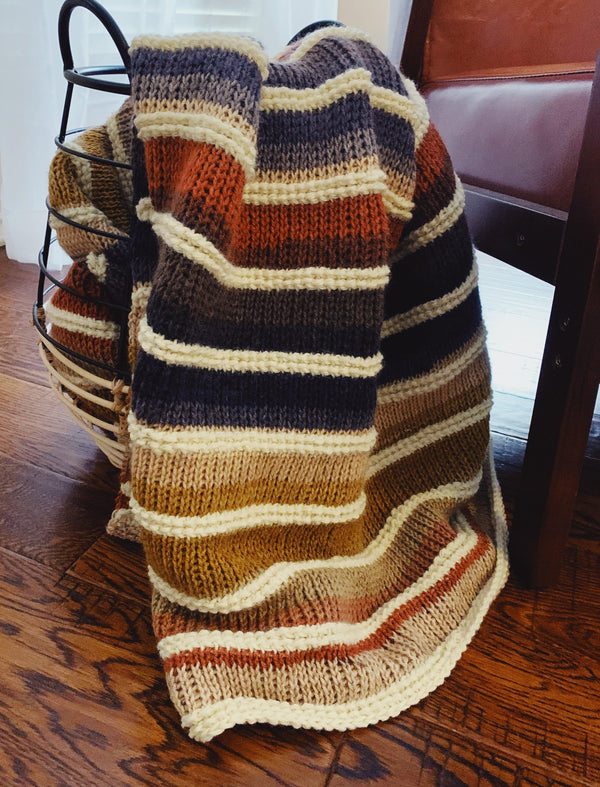 Chenille Yarn Crochet Pattern - The Logan Blanket - I Can Crochet That