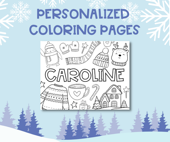 personilized coloring pages