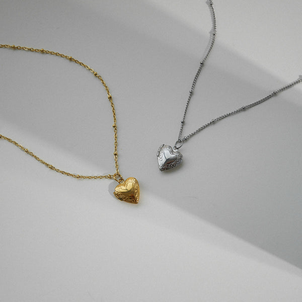 Mini Locket Necklace — Our Olivka | Modern Demi Fine Jewelry