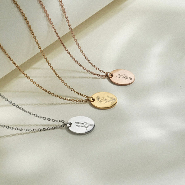 Classic Initial Pendant — Our Olivka | Modern Demi Fine Jewelry