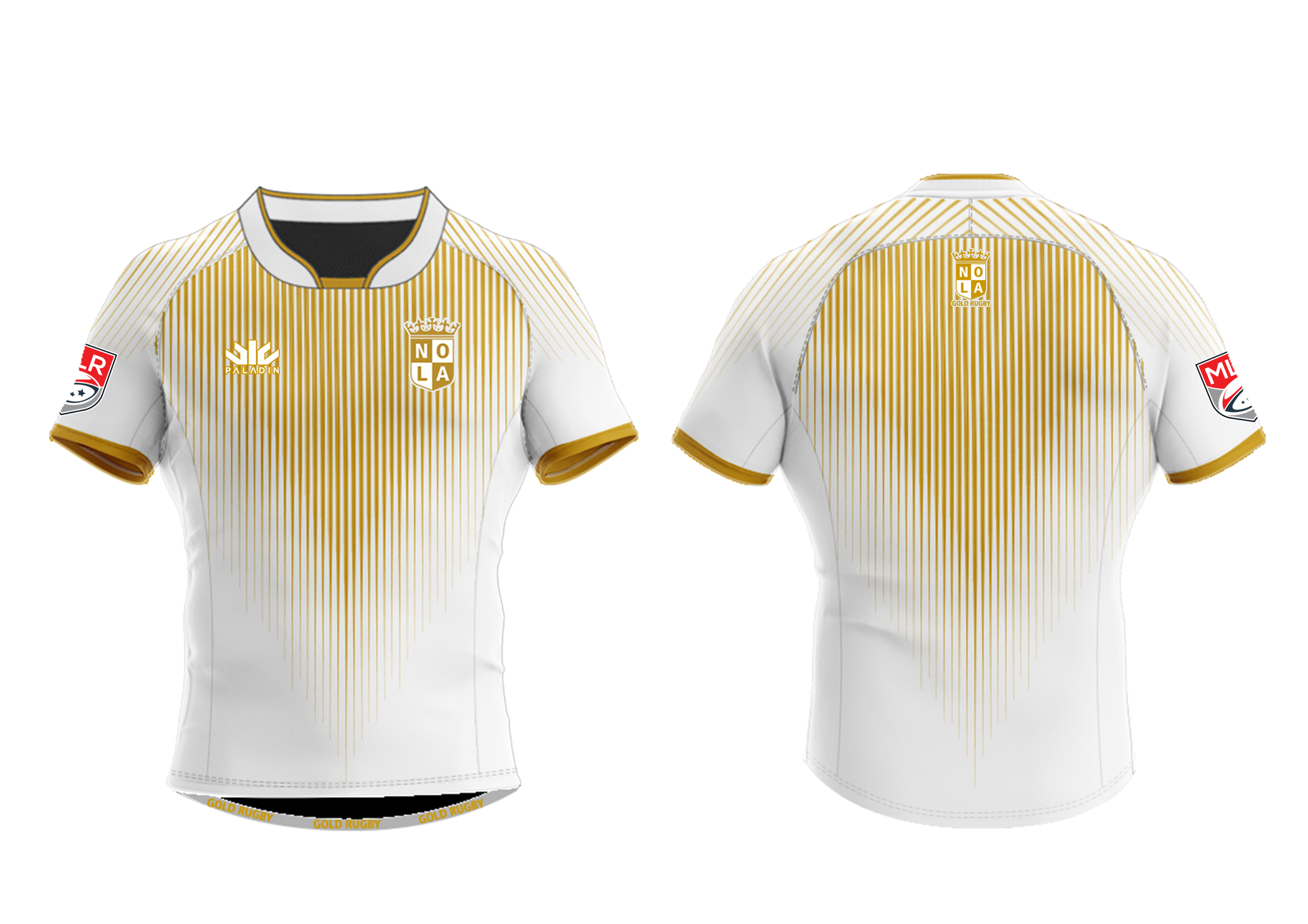 nola gold rugby jersey