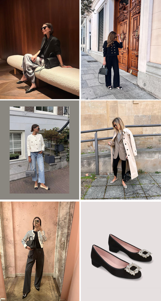 pretty ballerinas looks- pretty looks - ballerinas looks - looks minimalistas - trench y ballerinas - looks Paris 