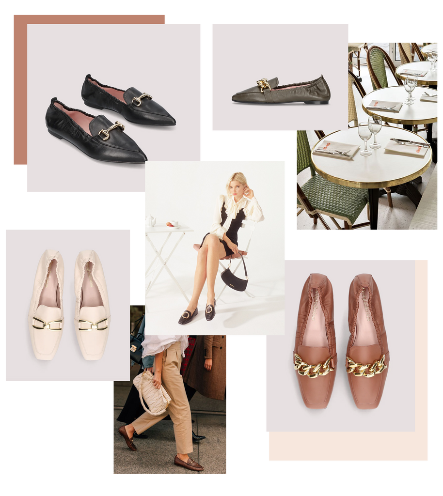 como llevar los mocasines esta primavera - street style mocasines - mocasines con trajes - mocasines con vestidos