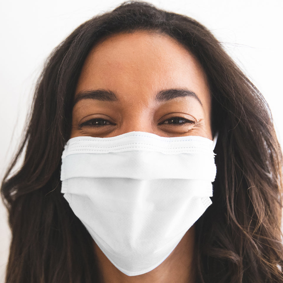 Disposable 3-Ply PPE Face Masks | Made in USA | FDA Registered