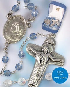 Mother Teresa Rosary (Glass/Crystal not blue)