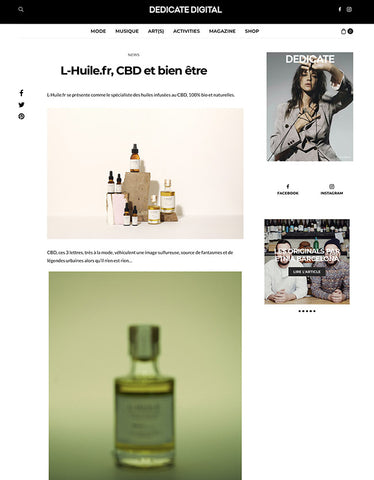 DEDICATE DIGITAL, DEDIACTE MAGAZINE, L-Huile.fr_CBD_L-huile Le massage extra_L-huile_extrait_10ml_10%_L-Huile_cannabidiol_L-Huile, lhuile, L-huile.fr, lhuile.fr, L-Huile CBD, lhuile CBD, L-huile.fr CBD, lhuile.fr CBD, CBD bio, CBD vegan, huile de cannabis légalisation, CBD légal, 100% légal, sans THC, L-Huile Extrait, cannabidiol, lhuile.fr_cbd, 