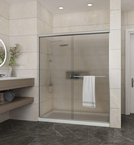 Cosmark H Bypass Double Sliding Shower Door 60