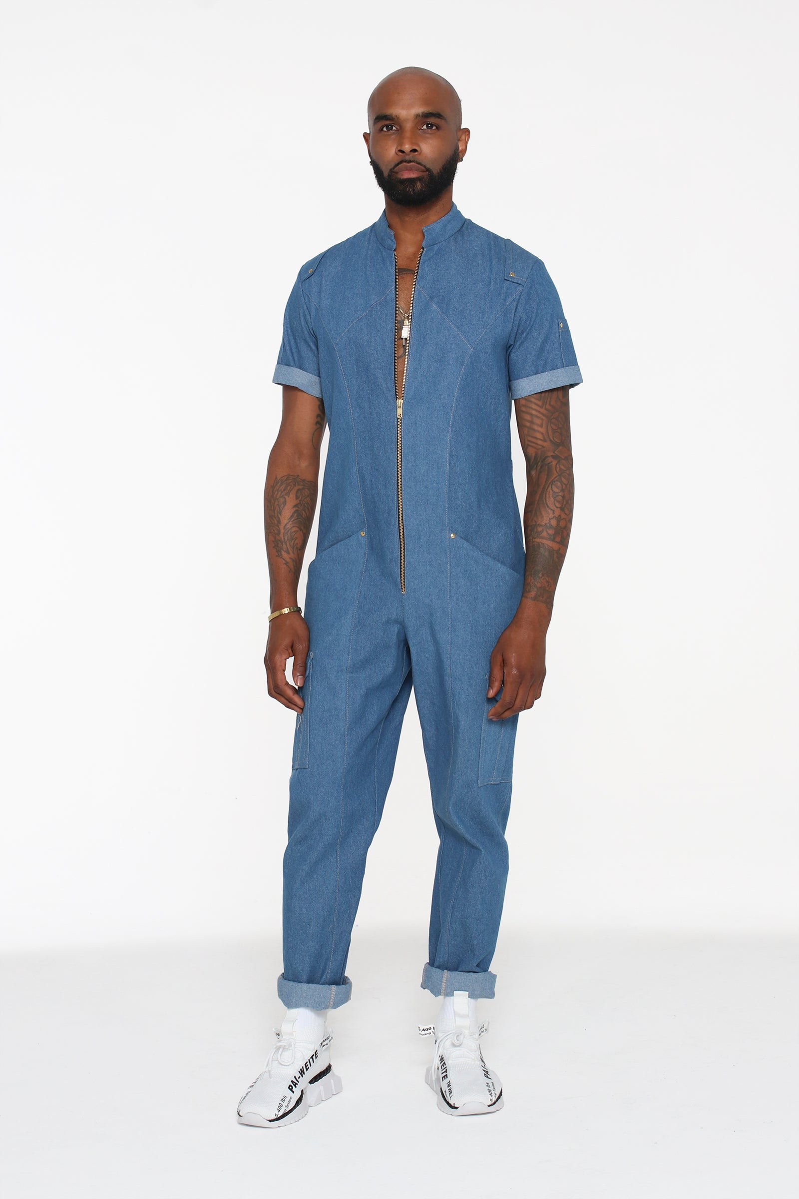 Denim Jumpsuit For Men