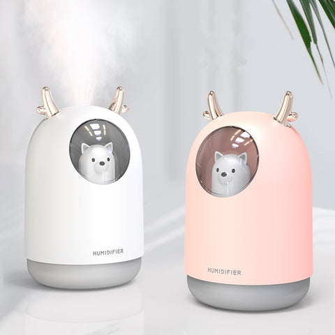 Lovely Air Humidifier in Pink or White