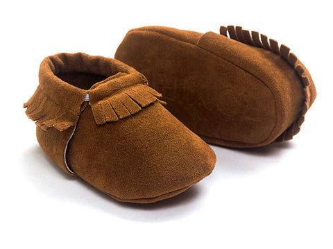 Suede Baby Moccasins Toddler Shoes