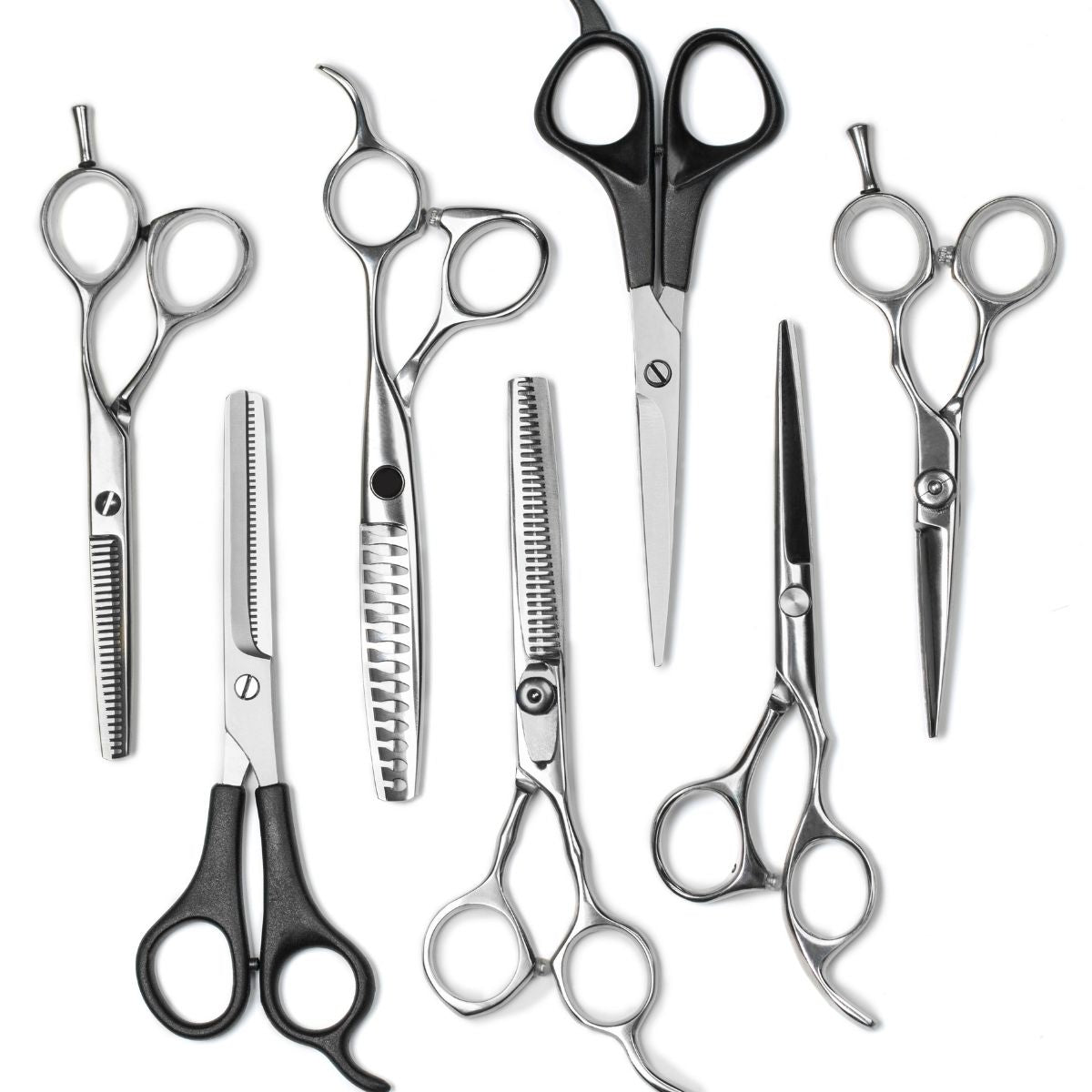 The different types of hairdressing scissors