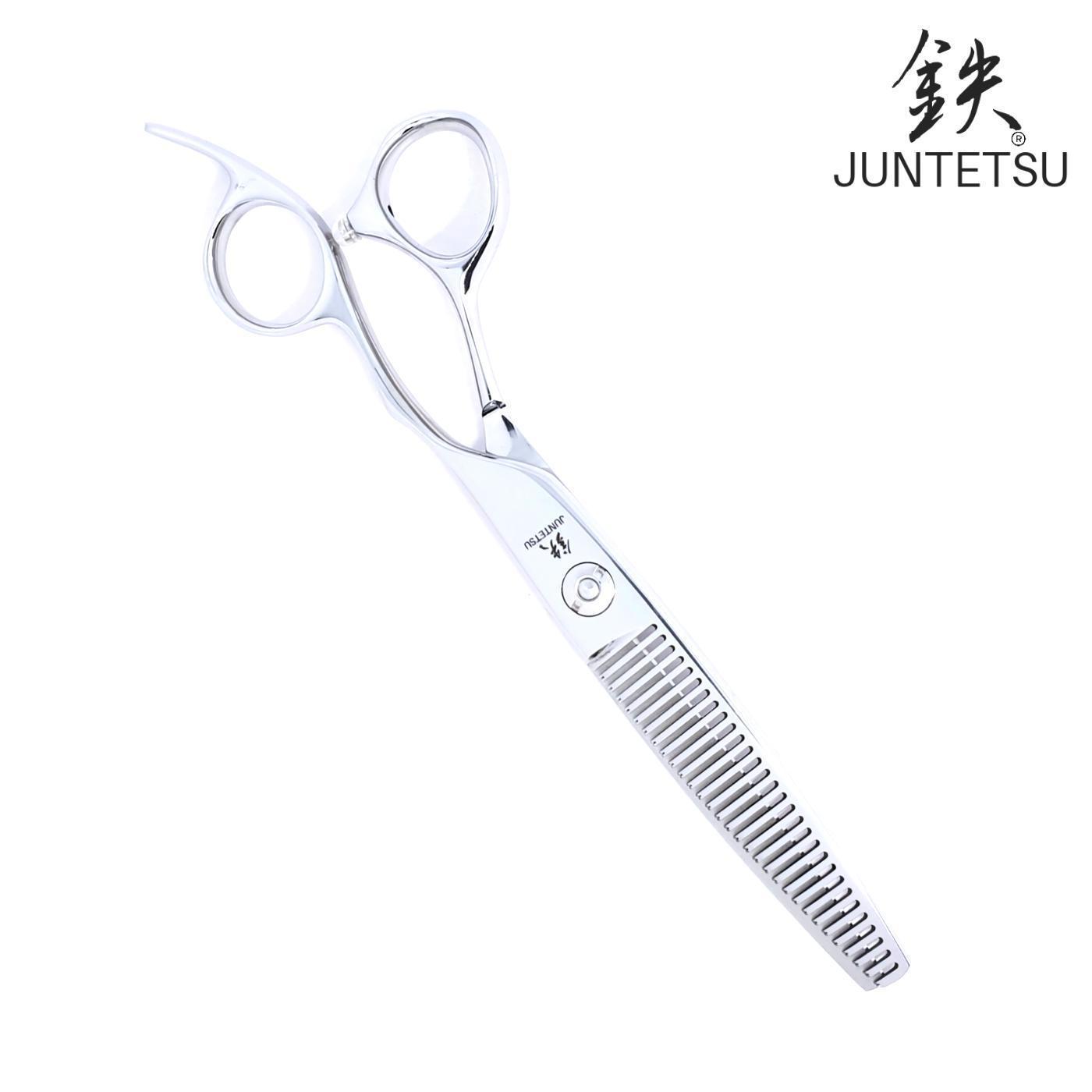 The Juntetsu hair thinning shears for professional hairstylists