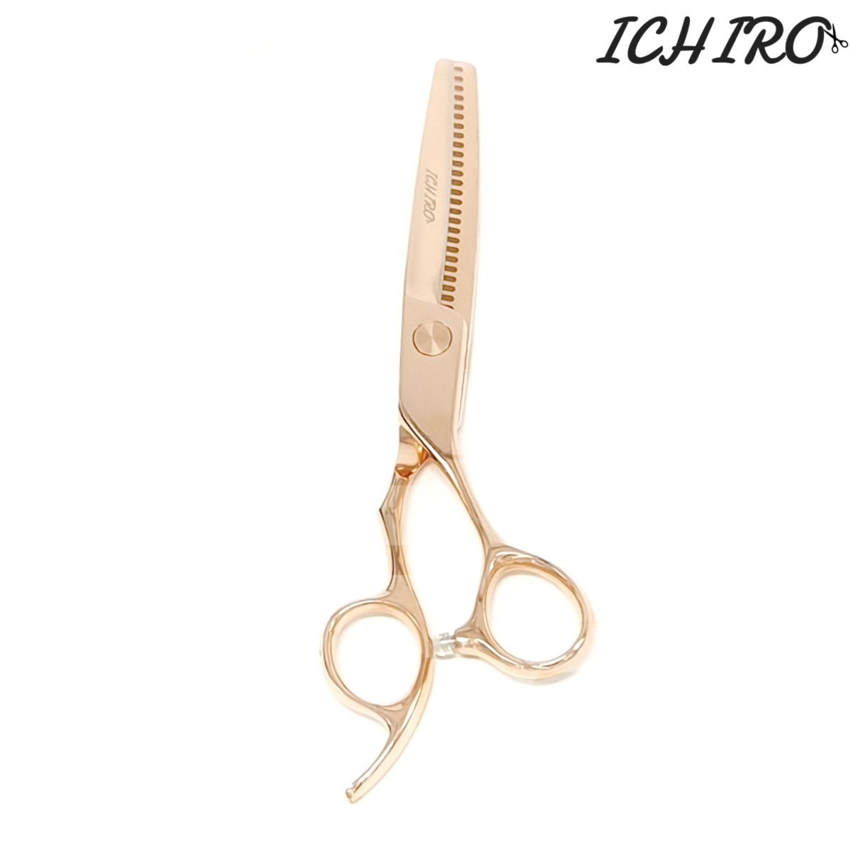 The best Ichiro Rose Gold hair thinning scissor for salons and barbershops