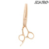 The professional rose gold Ichiro hair thinning shear for American hairstylists
