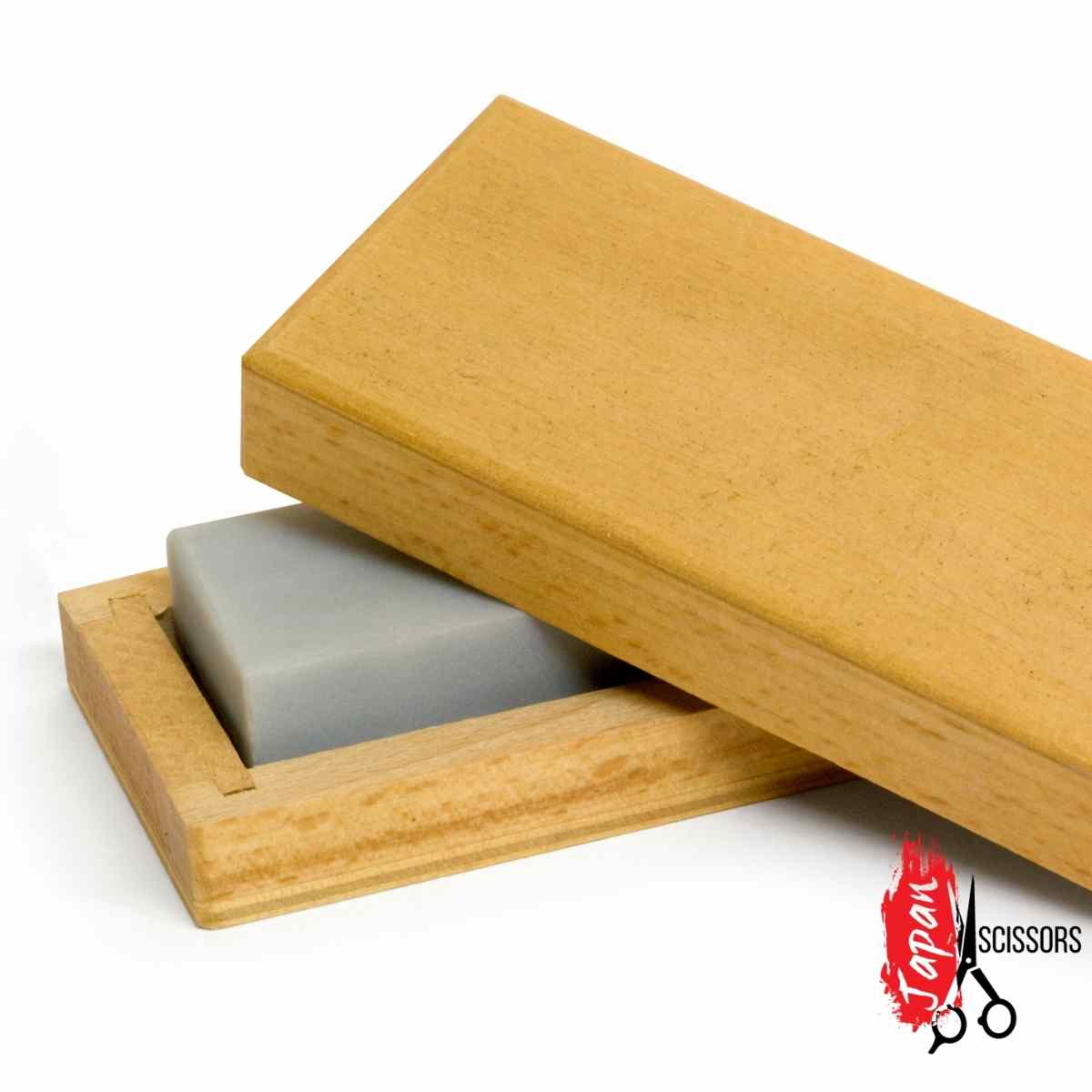 A sharpening (whetstone) used for sharpen hair scissors