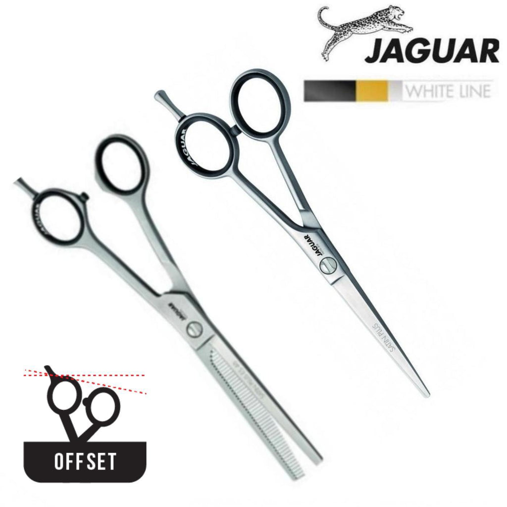 Margaret Mitchell Verbetering Scharnier Jaguar White Line Satin Plus Hair Cutting & Thinning Set - Japan Scissors  USA