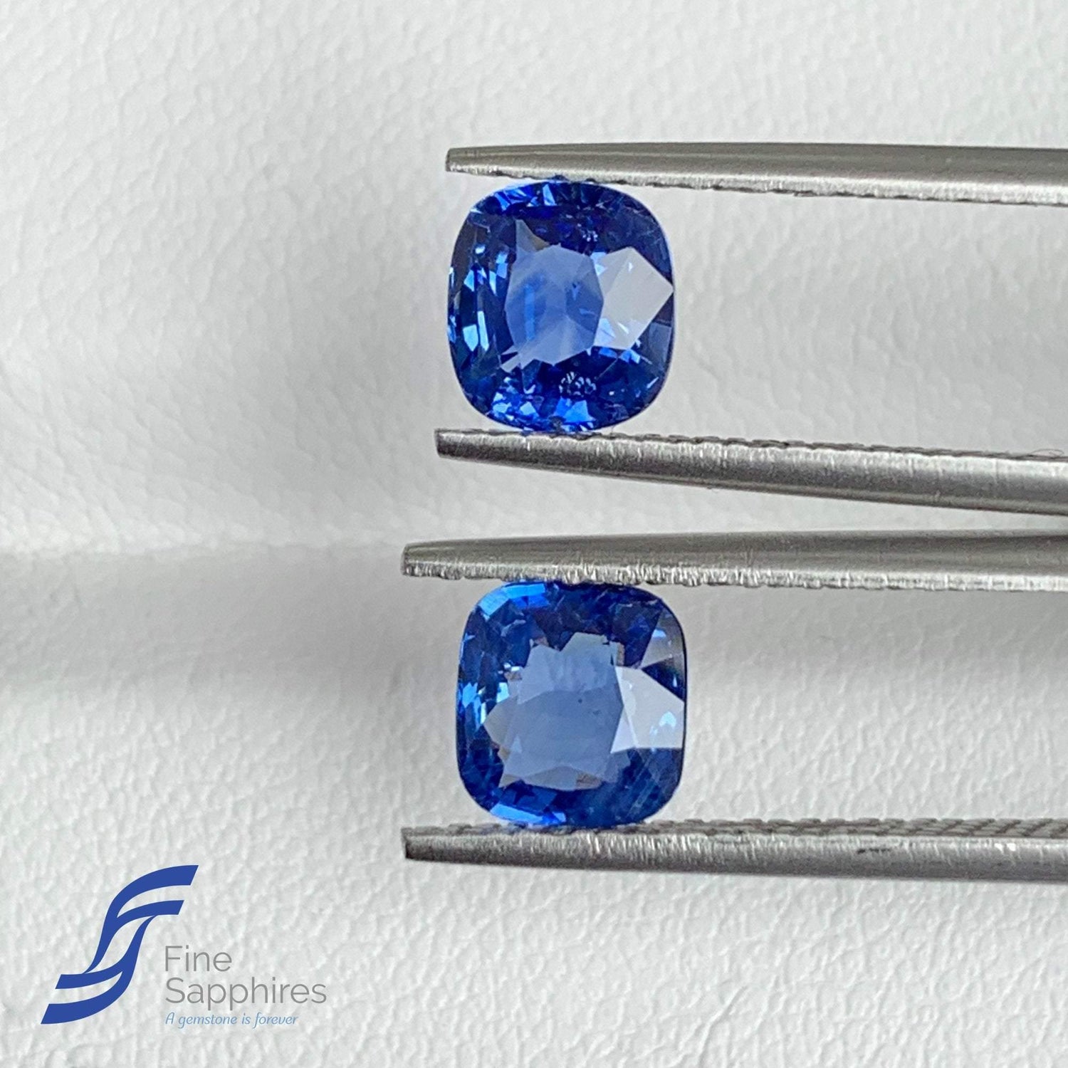 1.53ct & 1.54ct Paired Natural Blue Sapphire 