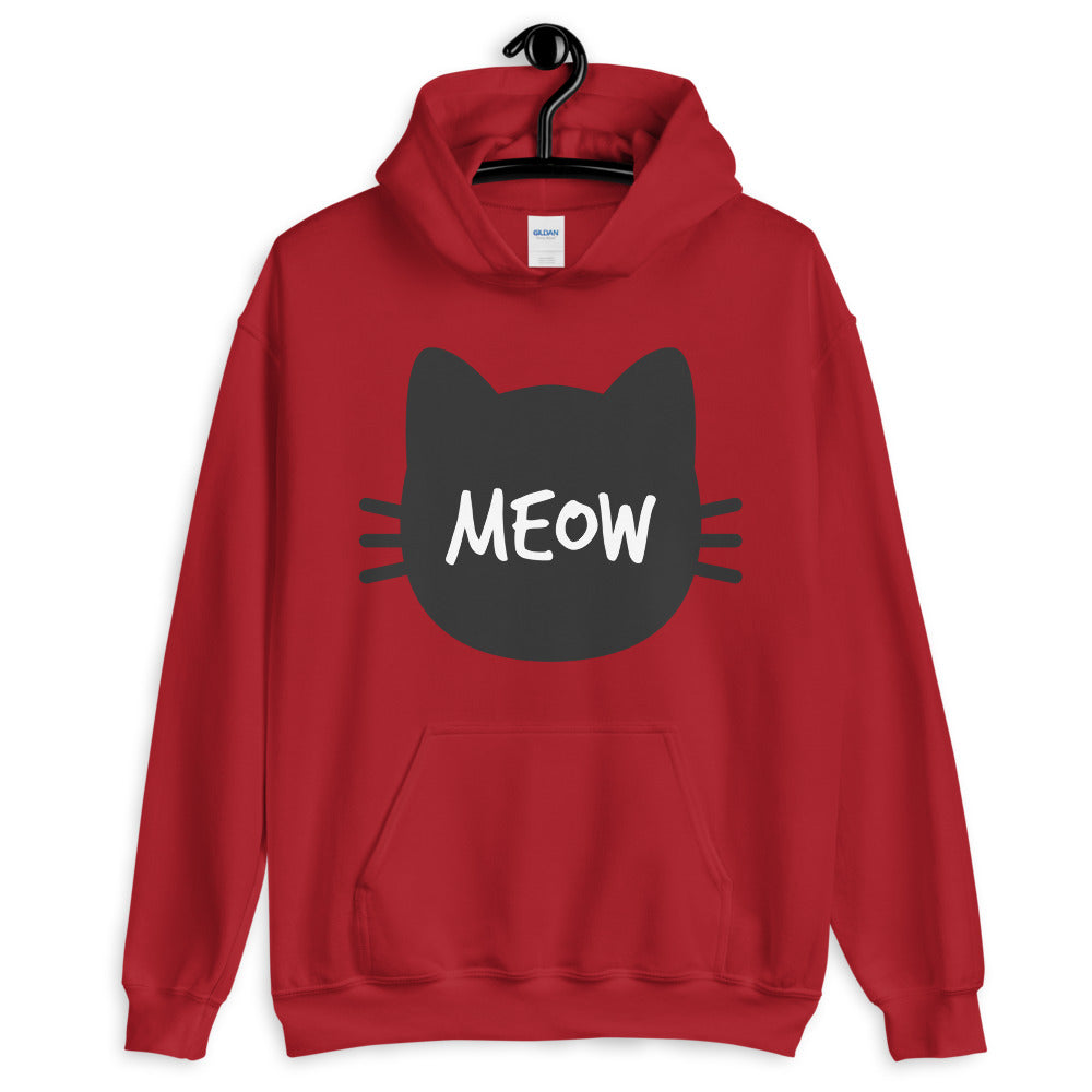 Meow Unisex Hoodie – Cute Cat Nation