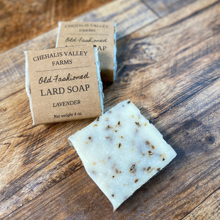 Old Fashioned Lard Soap - Pine Tar – Chehalis Valley Farm