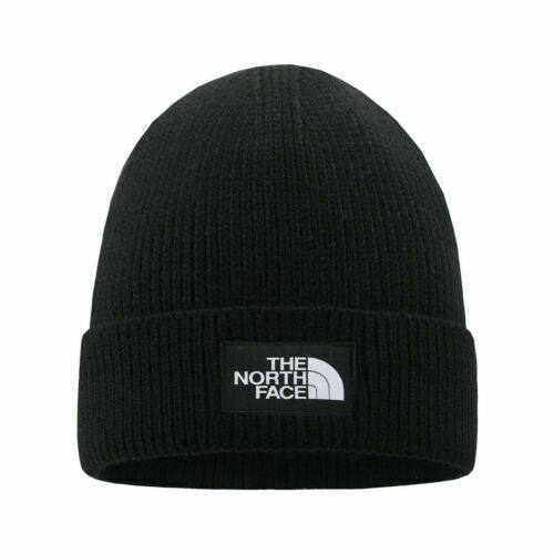 north face beanie hat black