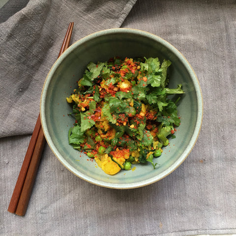 Burmese Recipe: Vegan Tumeric Rice and Peas | YGN COLLECTIVE