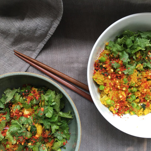 Burmese Recipe: Vegan Tumeric Rice and Peas | YGN COLLECTIVE