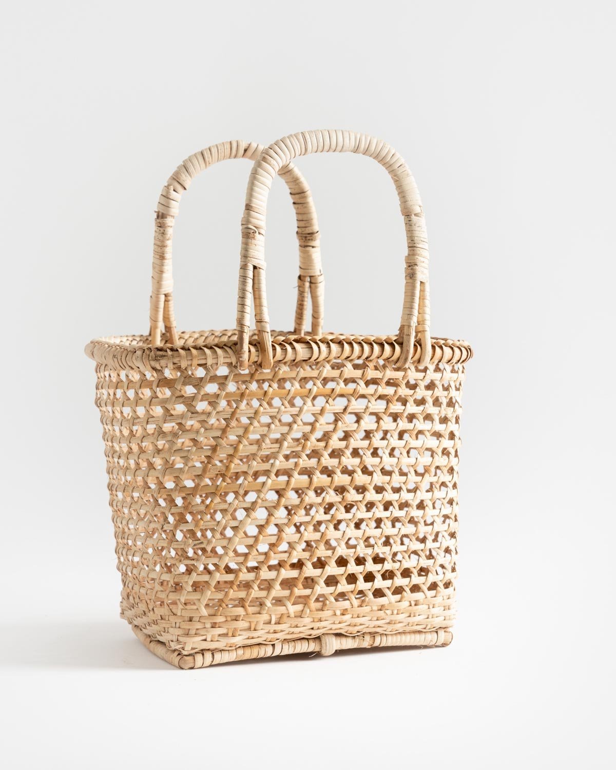 Straw Bag Cane Basket | Handmade Baskets | YGN Collective