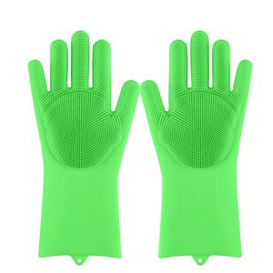 green dish gloves